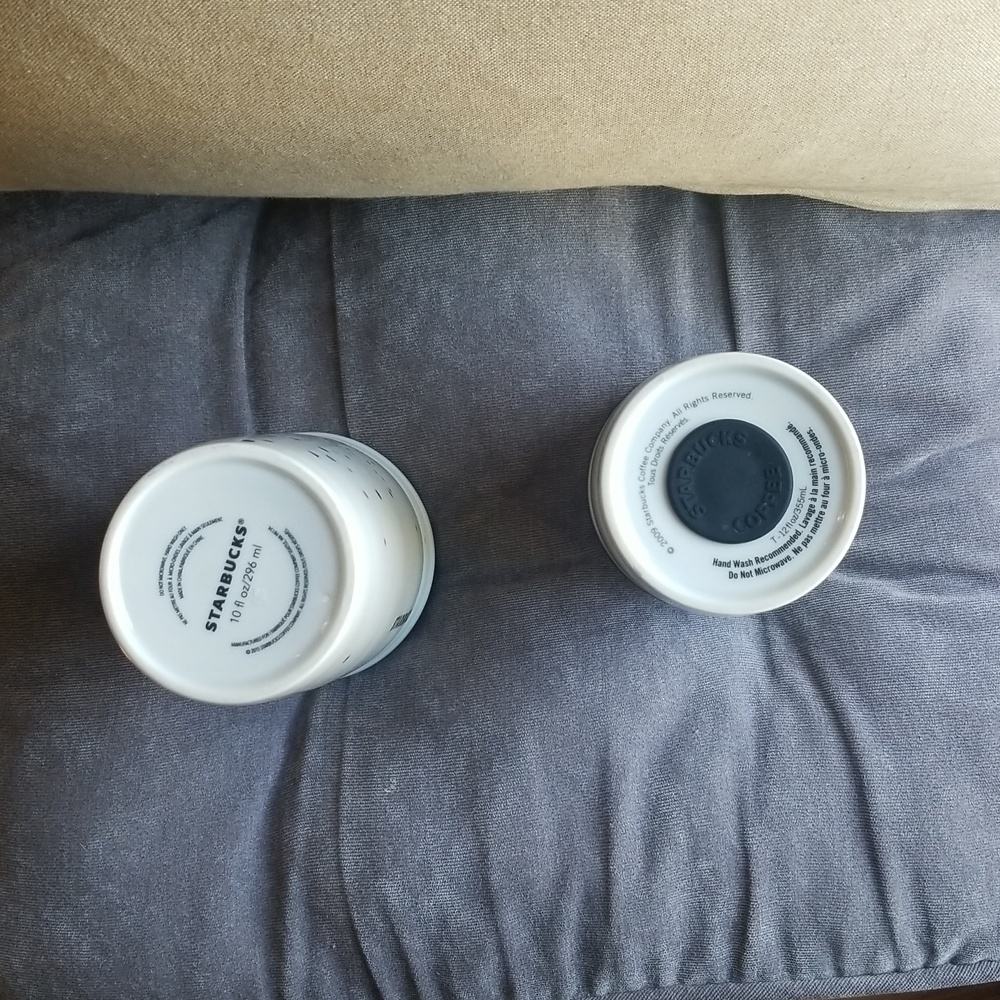 (2) Starbucks Drinking Mugs - Picture 4 of 5